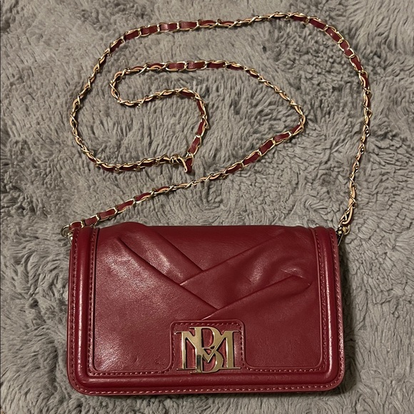 Badgley Mischka Handbags - Badgley Mischka Maroon Crossbody Purse